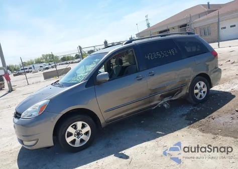 2004 Toyota Sienna Xle из США, поврежденный, VIN 5TDZA22C54S164872